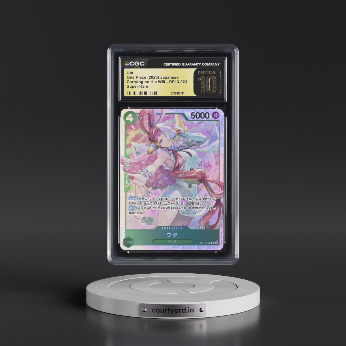 2025 Carrying on His Will (OP13) - Japanese #OP13-023 Uta (CGC 10 PRISTINE)