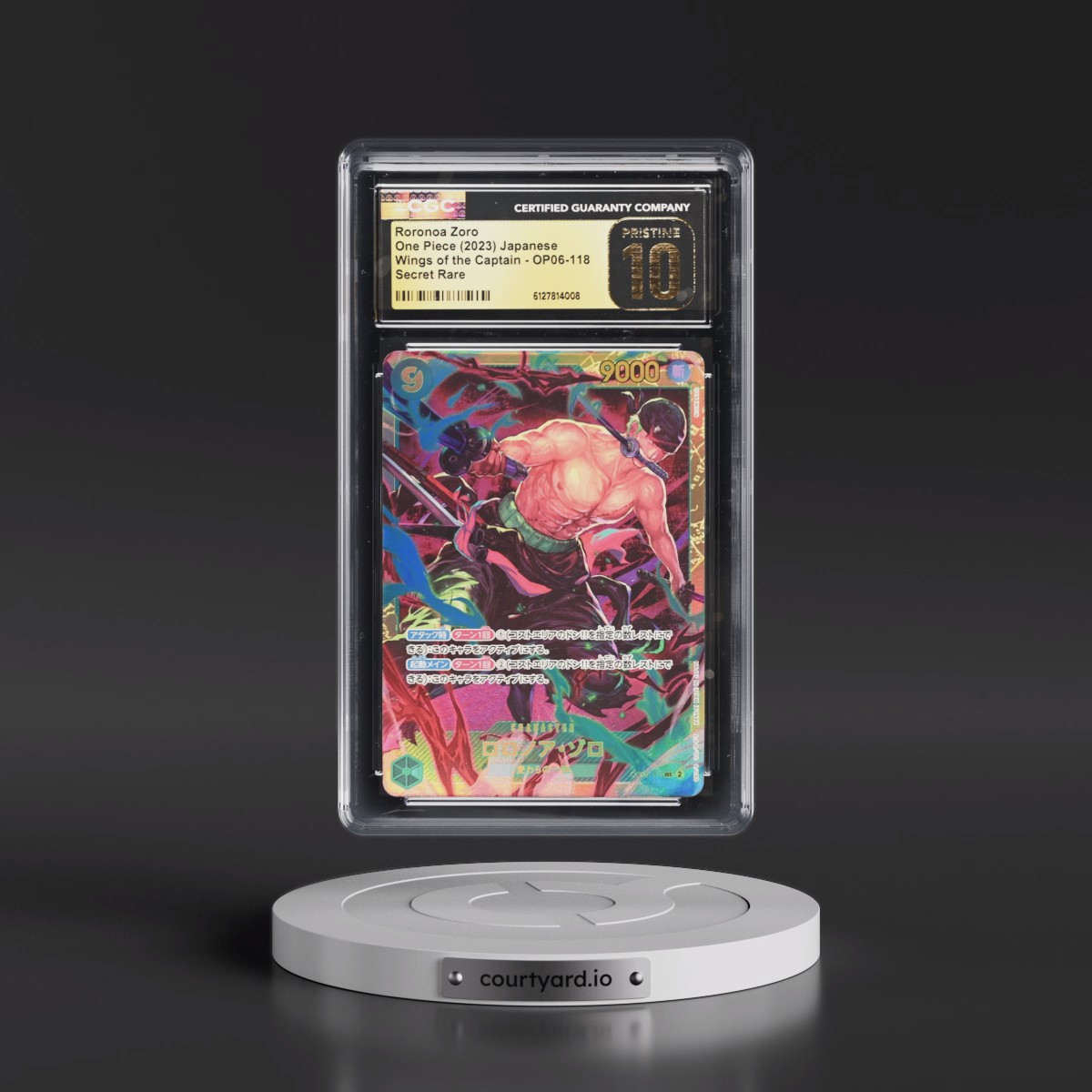 2023 Wings of the Captain (OP-06) - Japanese #OP06-118 Roronoa Zoro (CGC 10 PRISTINE)