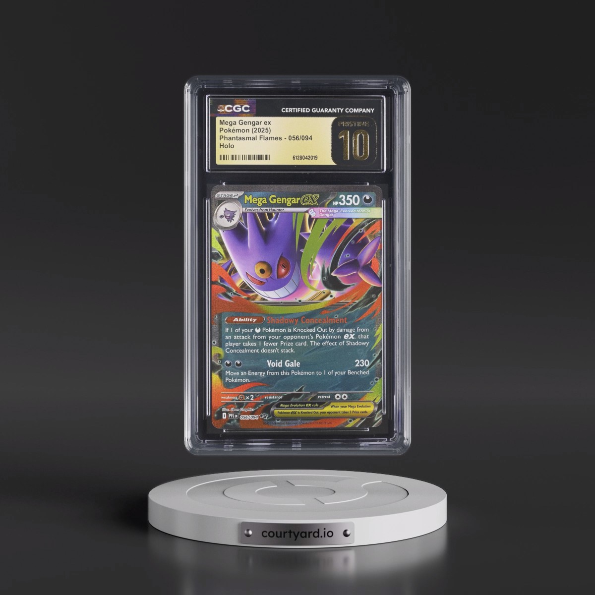 2025 Phantasmal Flames - PFL EN #056/094 Mega Gengar ex - Holo (CGC 10 PRISTINE)