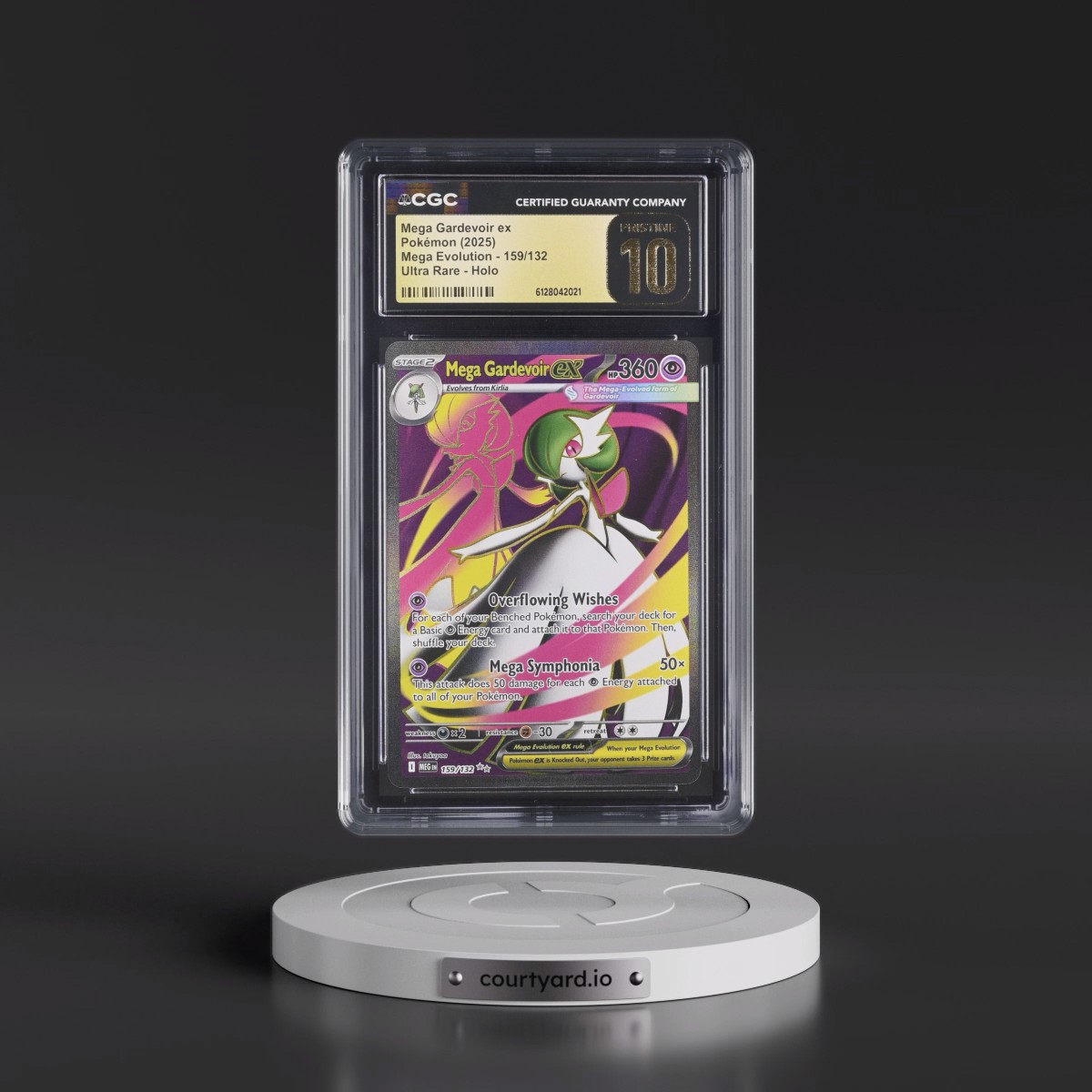 2025 Mega Evolution - MEG EN #159/132 Mega Gardevoir ex - Ultra Rare Holo (CGC 10 PRISTINE)