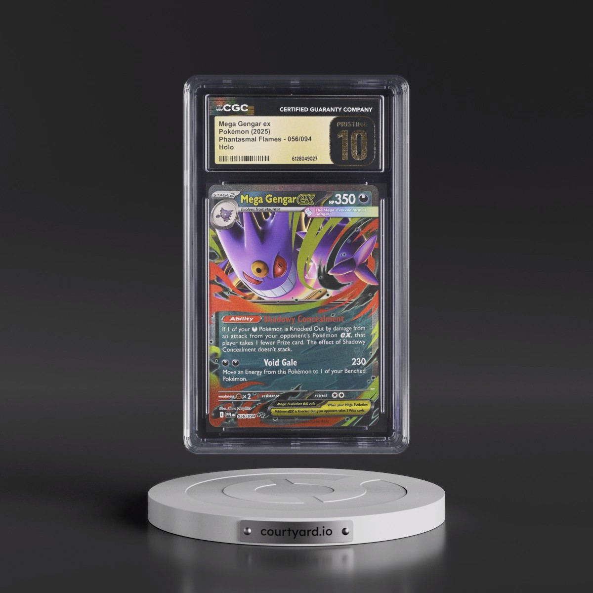 2025 Phantasmal Flames - PFL EN #056/094 Mega Gengar ex - Holo (CGC 10 PRISTINE)