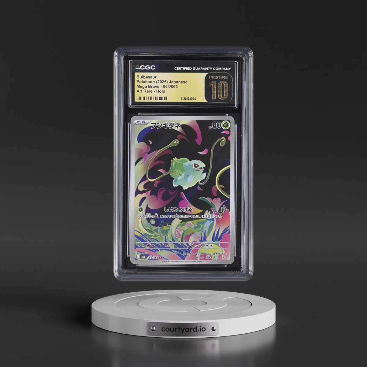 2025 Mega Brave - M1L Bulbasaur - Art Rare Holo #064/063 CGC 10