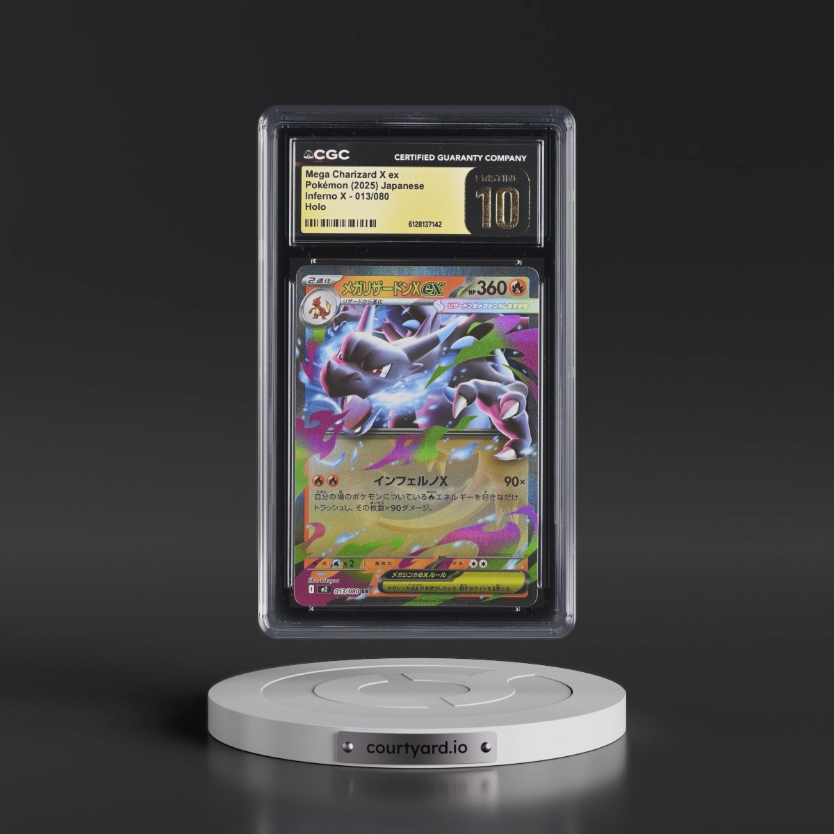 2025 Inferno X - M2 #013/080 Mega Charizard X ex - Holo (CGC 10 PRISTINE)