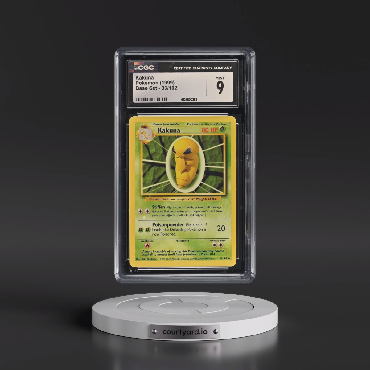 1999 Base Set #33/102 Kakuna (CGC 9 MINT)