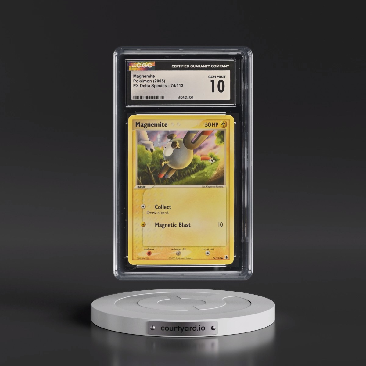 2005 EX Delta Species #74/113 Magnemite (CGC 10 GEM MINT)