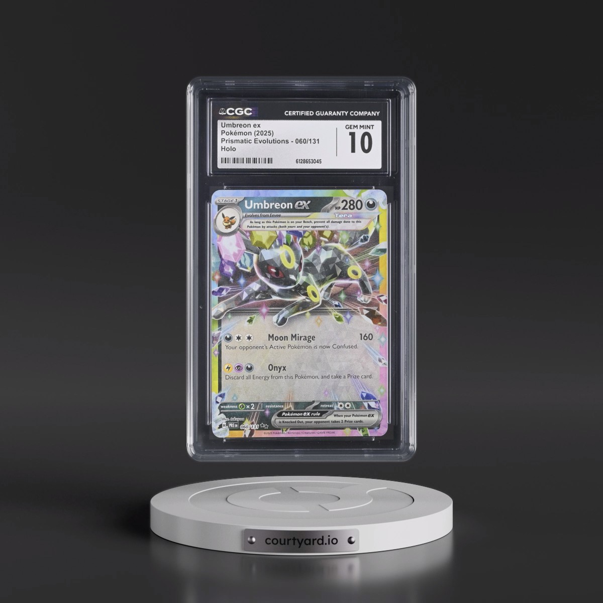 2024 Prismatic Evolutions - PRE EN #060/131 Umbreon ex - Holo (CGC 10 GEM MINT)