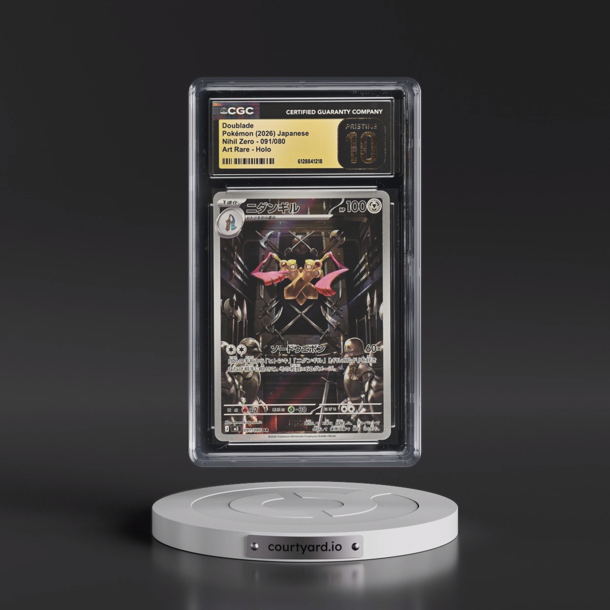 2026 Nihil Zero - M3 #091/080 Doublade - Art Rare Holo (CGC 10 PRISTINE)
