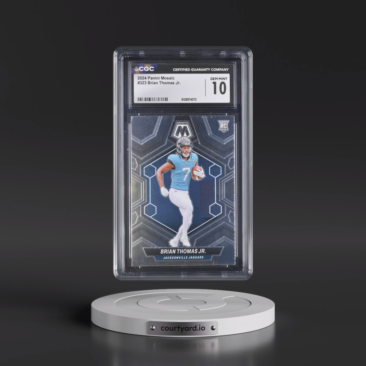 2024 Panini Mosaic #323 Brian Thomas Jr. (CGC 10 GEM MINT)