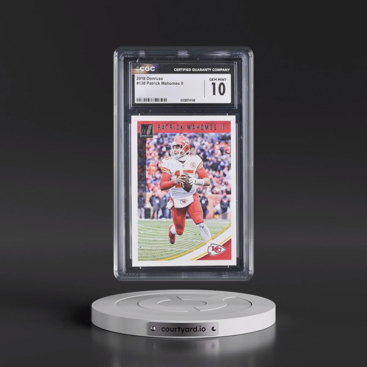 2018 Panini Donruss #138 Patrick Mahomes II (CGC 10 GEM MINT)