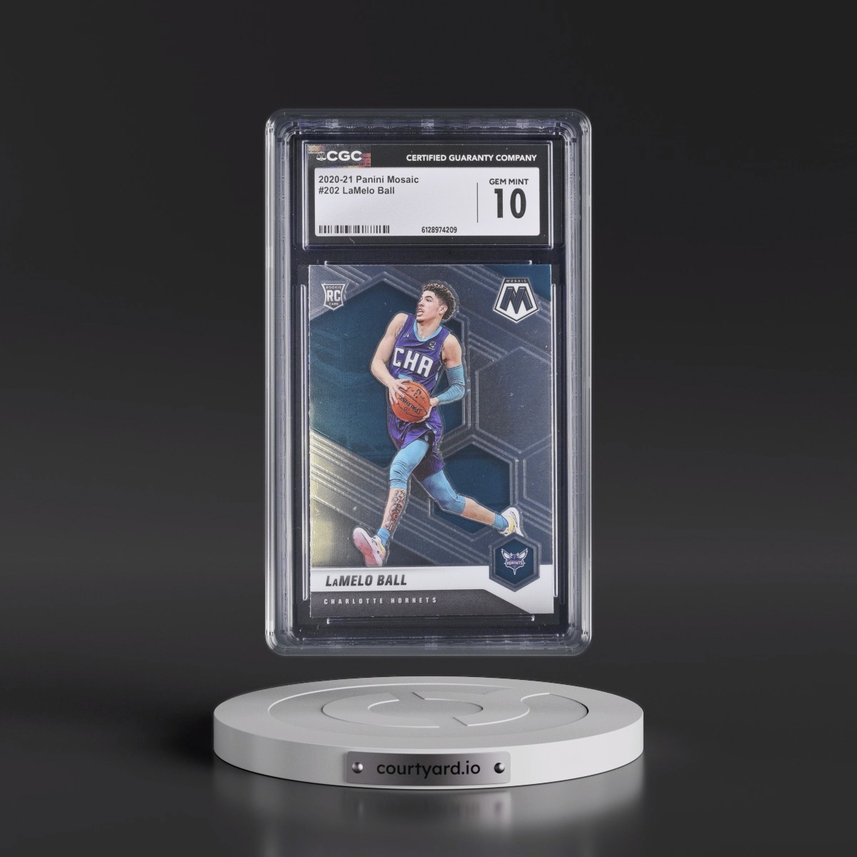 2020 Panini Mosaic #202 LaMelo Ball (CGC 10 GEM MINT)