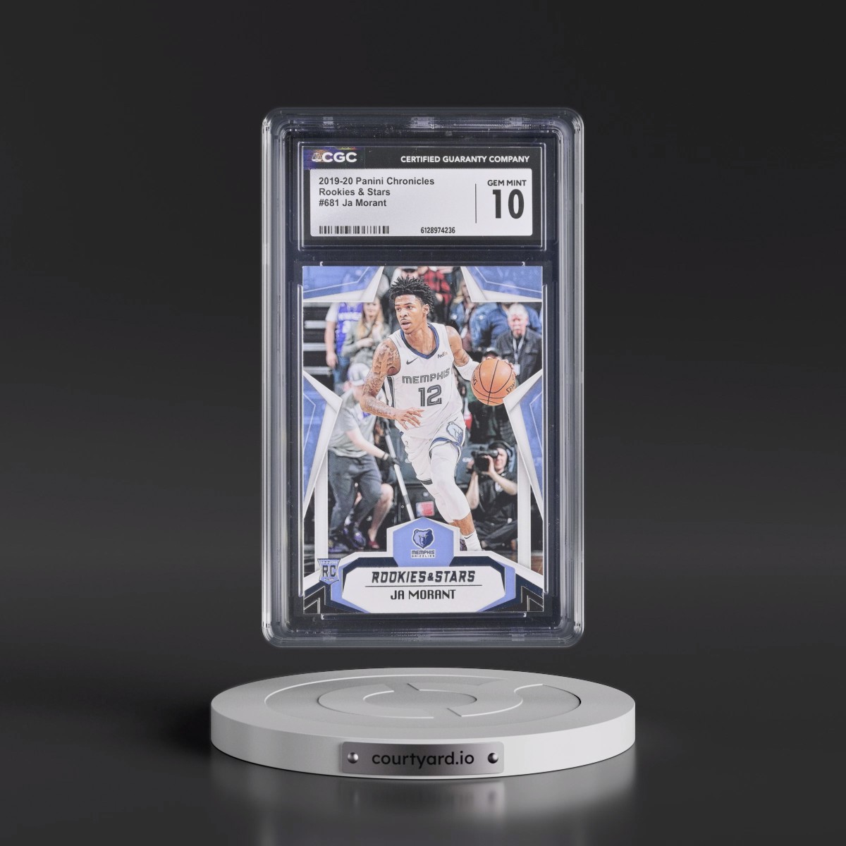 2019 Panini Chronicles #681 Ja Morant (CGC 10 GEM MINT)