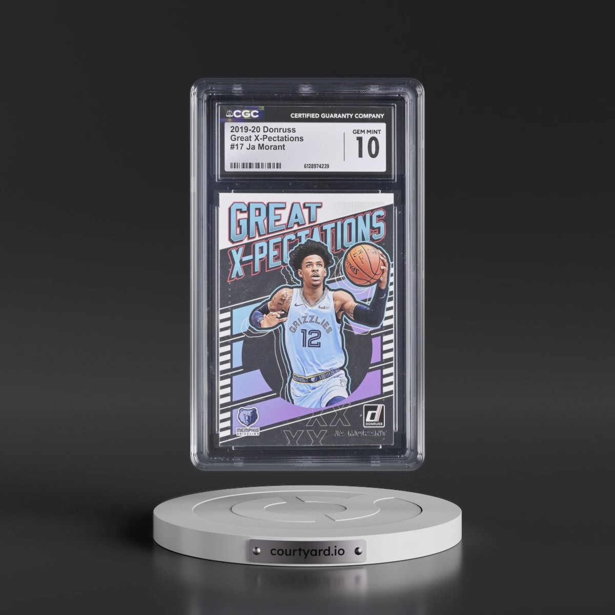 2019 Panini Donruss Great X-Pectations #17 Ja Morant (CGC 10 GEM MINT)