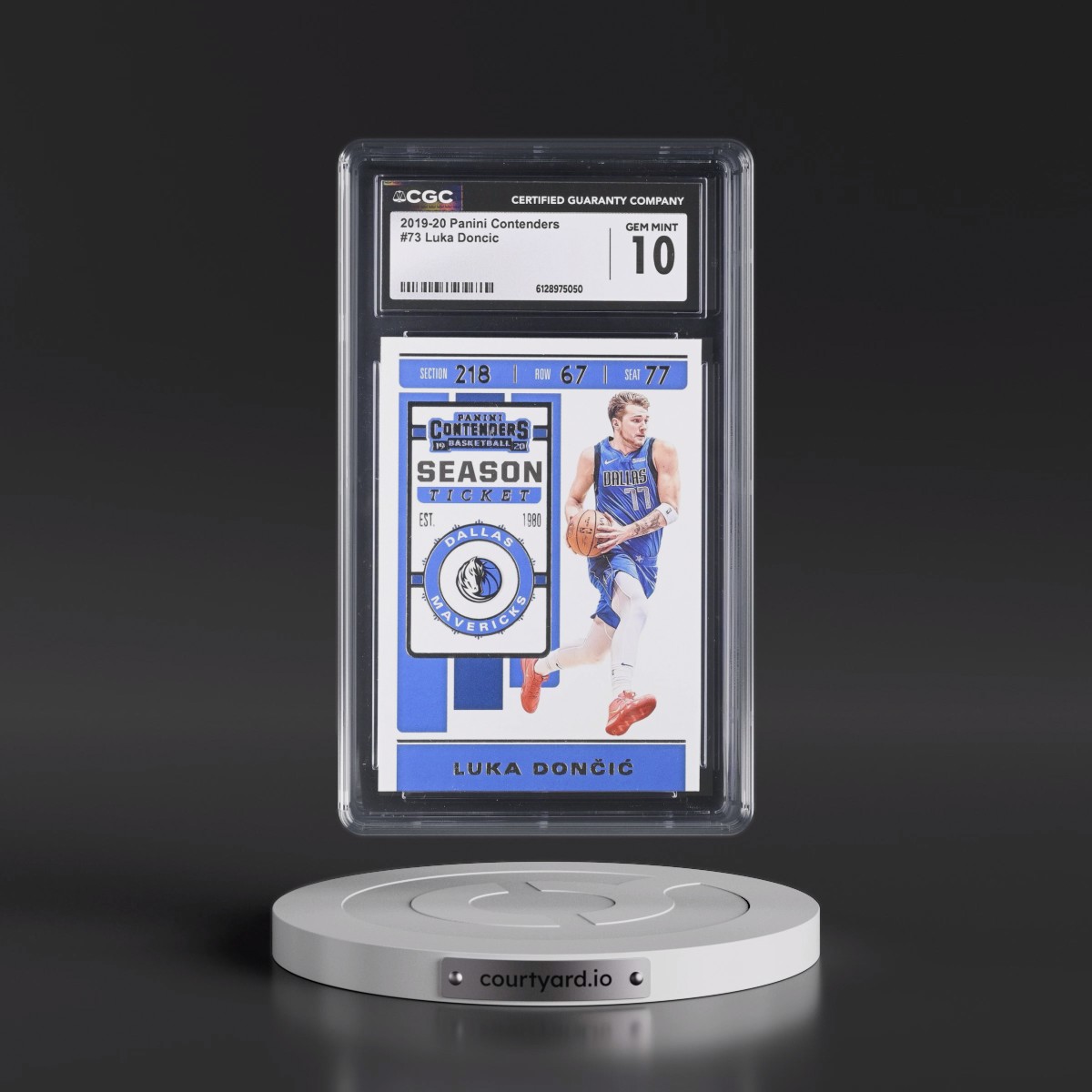 2019 Panini Contenders #73 Luka Doncic (CGC 10 GEM MINT)