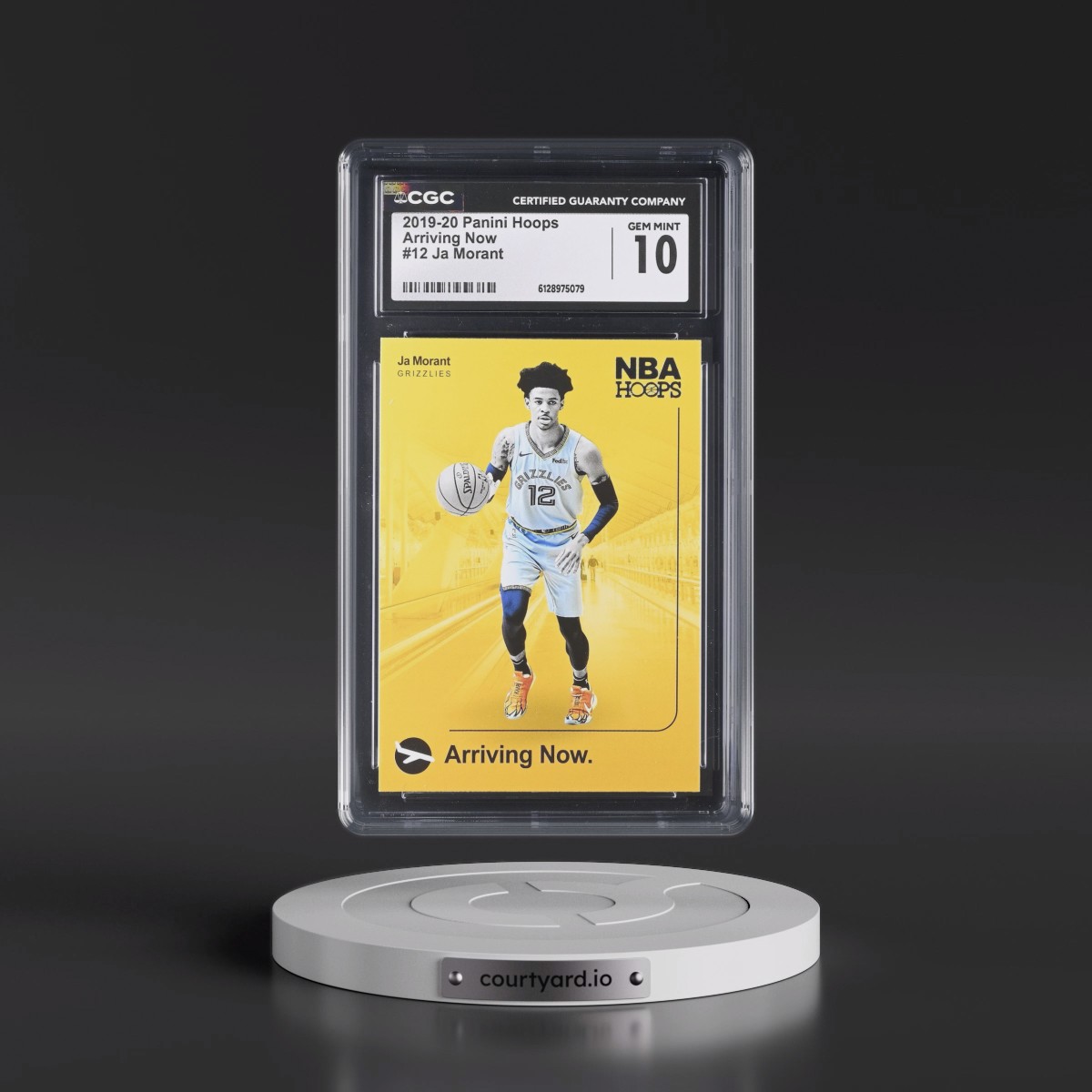 2019 Panini Hoops Arriving Now #12 Ja Morant (CGC 10 GEM MINT)