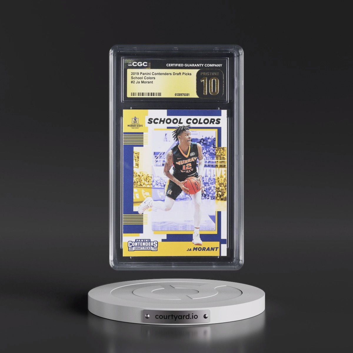 2019 Panini Contenders Draft Picks Game Day Ticket #2 Ja Morant (CGC 10 PRISTINE)