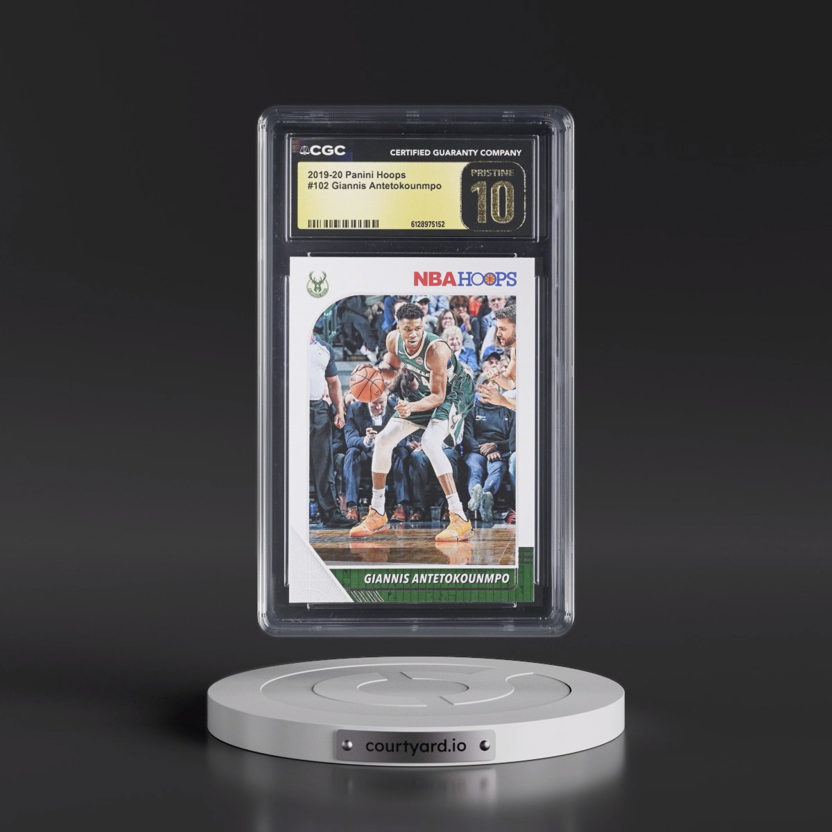 2019 Panini Hoops #102 Giannis Antetokounmpo (CGC 10 PRISTINE)