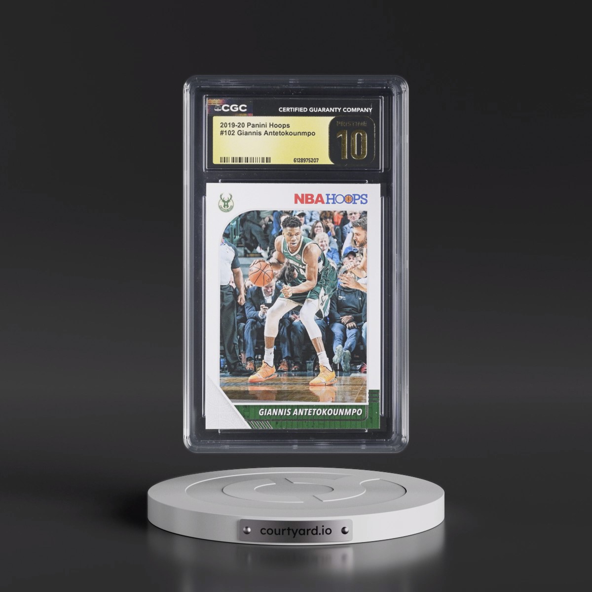 2019 Panini Hoops #102 Giannis Antetokounmpo (CGC 10 PRISTINE)