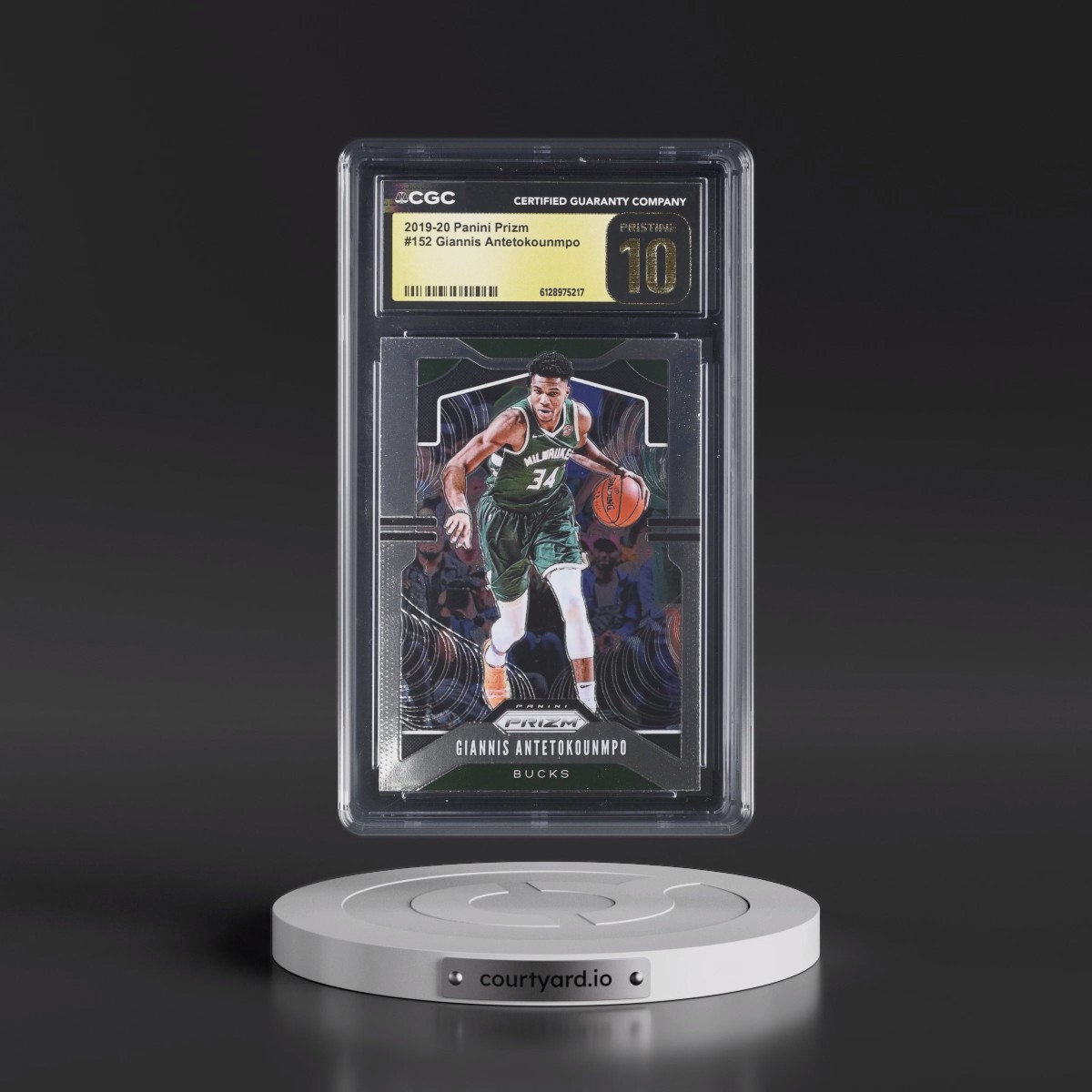 2019 Panini Prizm #152 Giannis Antetokounmpo (CGC 10 PRISTINE)