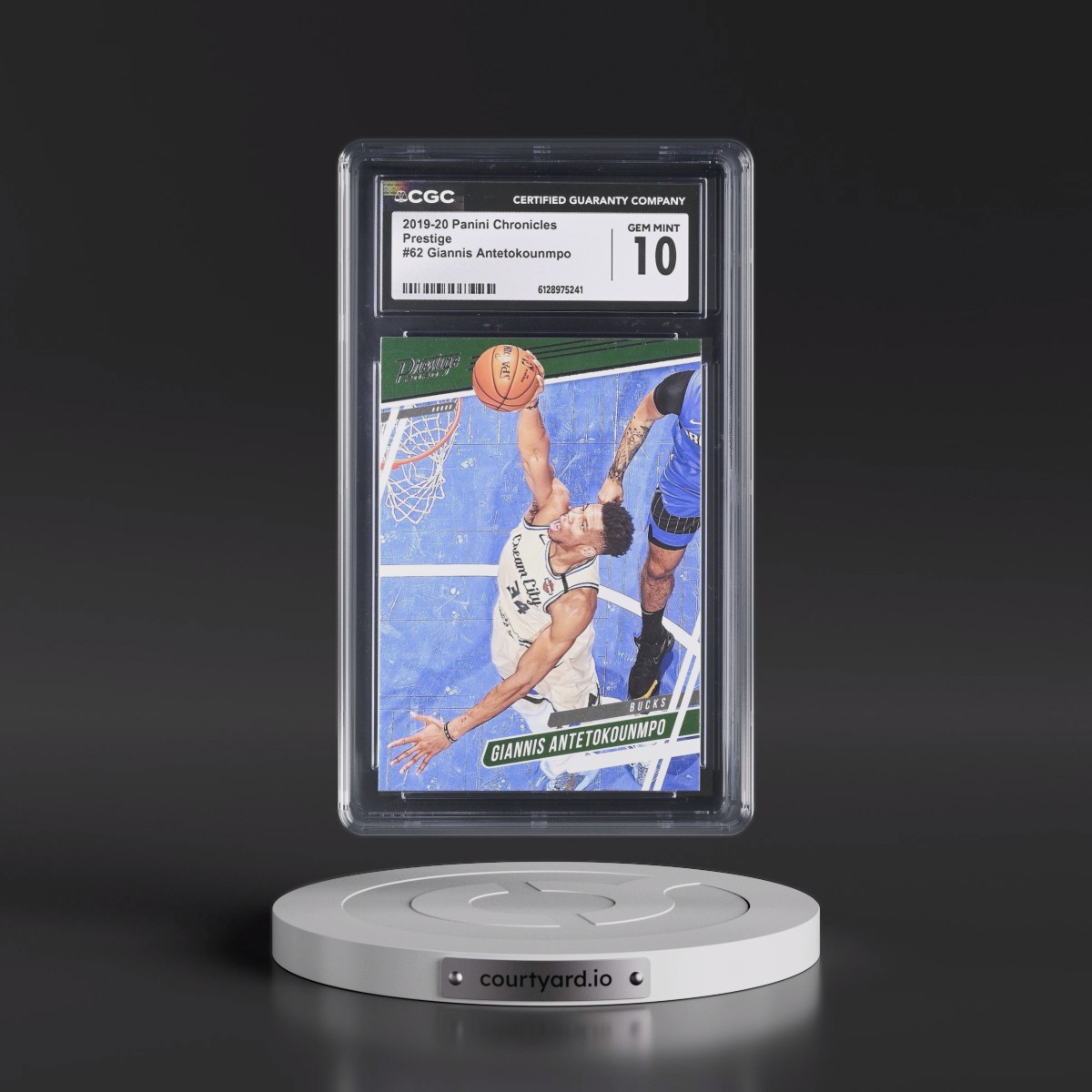 2019 Panini Chronicles #62 Giannis Antetokounmpo (CGC 10 GEM MINT)