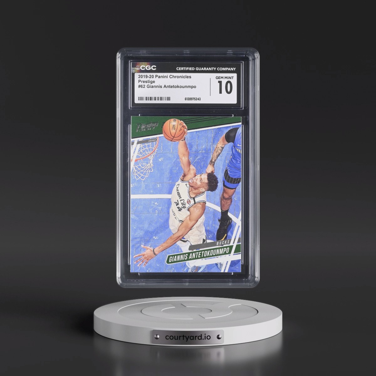 2019 Panini Chronicles #62 Giannis Antetokounmpo (CGC 10 GEM MINT)