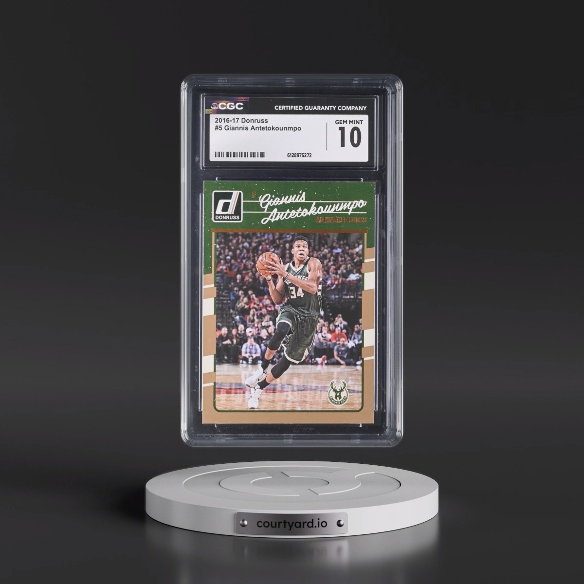 2016 Panini Donruss #5 Giannis Antetokounmpo (CGC 10 GEM MINT)
