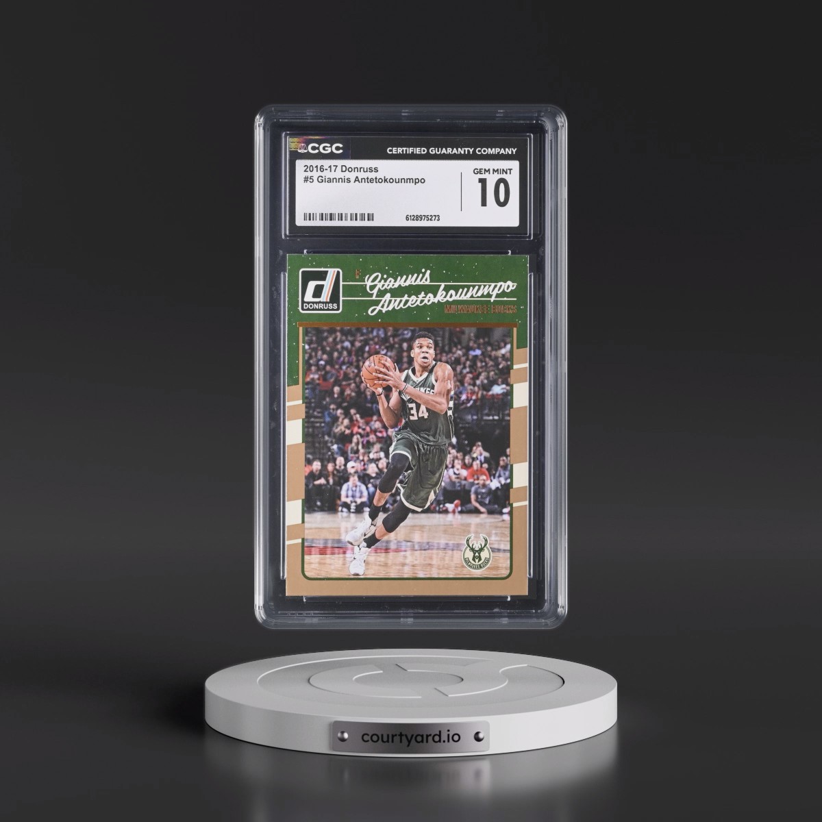 2016 Panini Donruss #5 Giannis Antetokounmpo (CGC 10 GEM MINT)