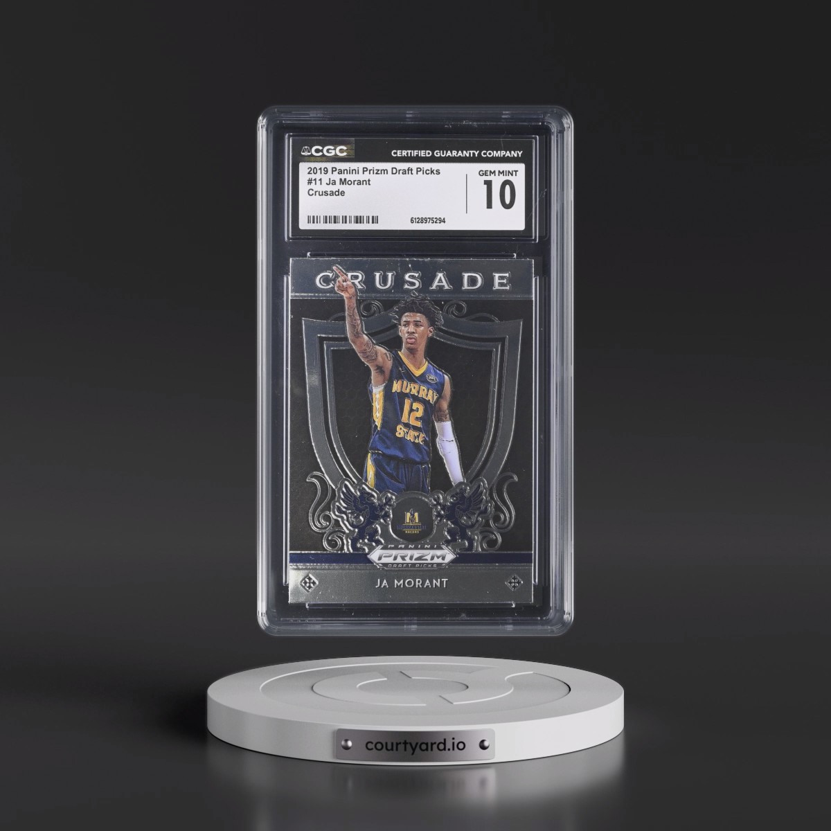 2019 Panini Prizm Draft Picks #11 Ja Morant - Crusade (CGC 10 GEM MINT)