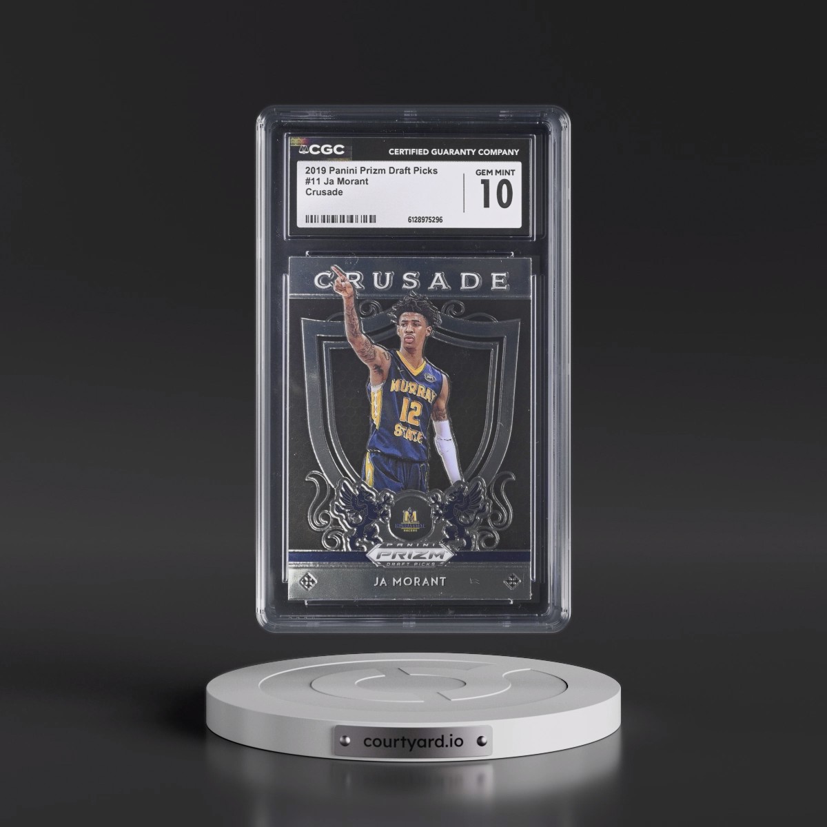 2019 Panini Prizm Draft Picks #11 Ja Morant - Crusade (CGC 10 GEM MINT)