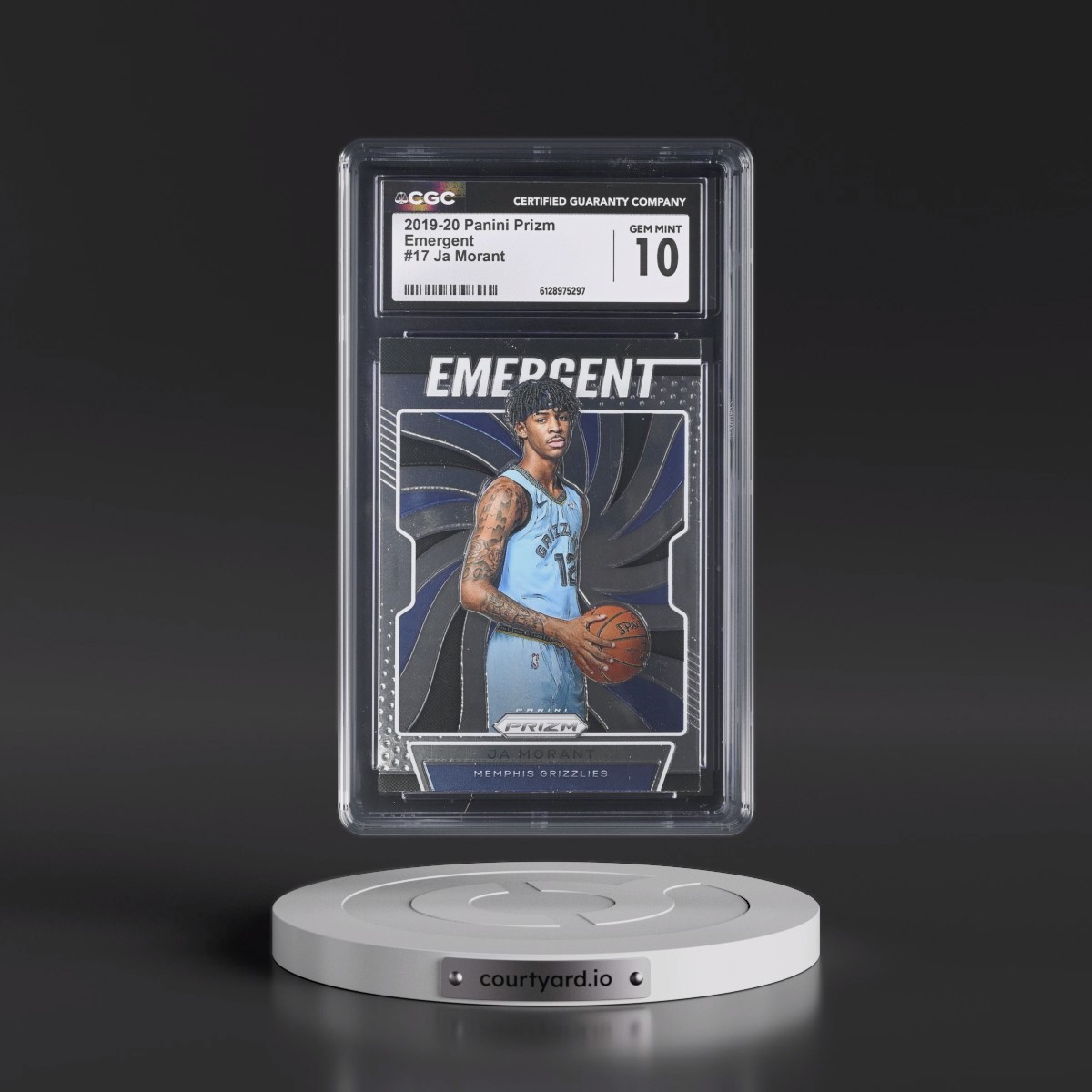 2019 Panini Prizm Emergent #17 Ja Morant (CGC 10 GEM MINT)