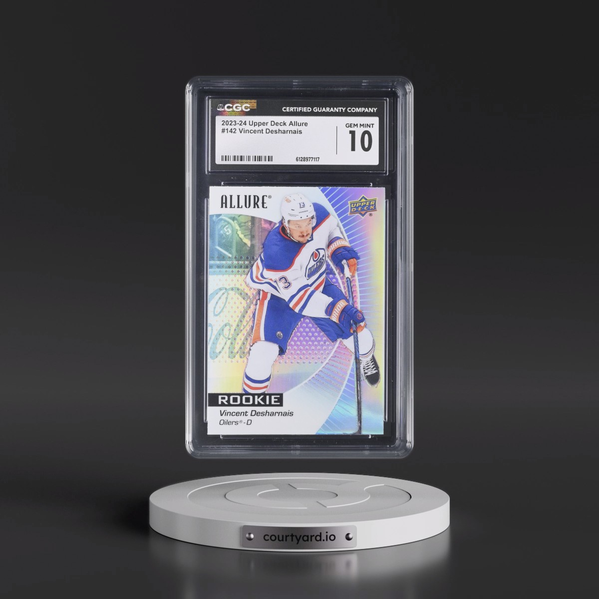 2023 Upper Deck Allure #142 Vincent Desharnais (CGC 10 GEM MINT)