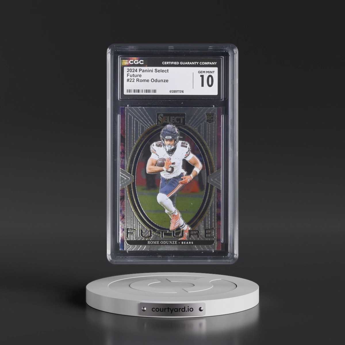 2024 Panini Select Select Future #22 Rome Odunze (CGC 10 GEM MINT)