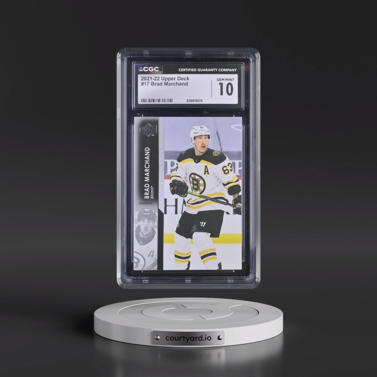 2021 Upper Deck Upper Deck #17 Brad Marchand (CGC 10 GEM MINT)