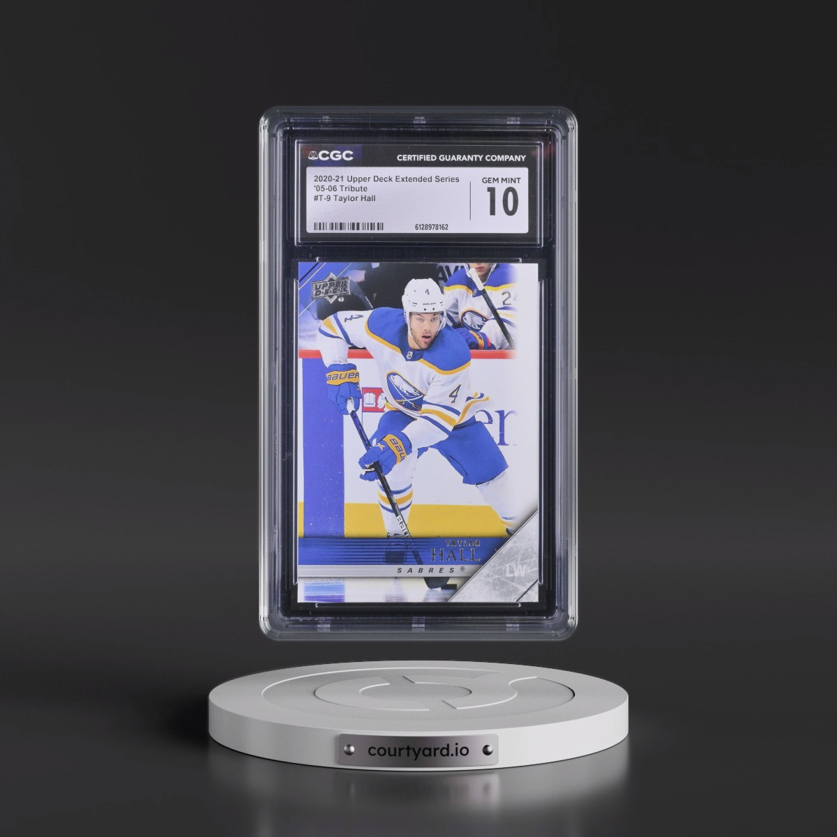 2020 Upper Deck Extended Series #T-9 Taylor Hall (CGC 10 GEM MINT)