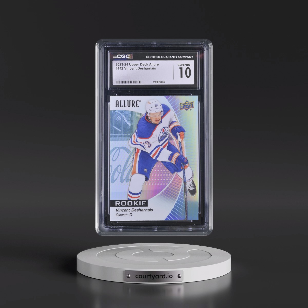 2023 Upper Deck Allure #142 Vincent Desharnais (CGC 10 GEM MINT)