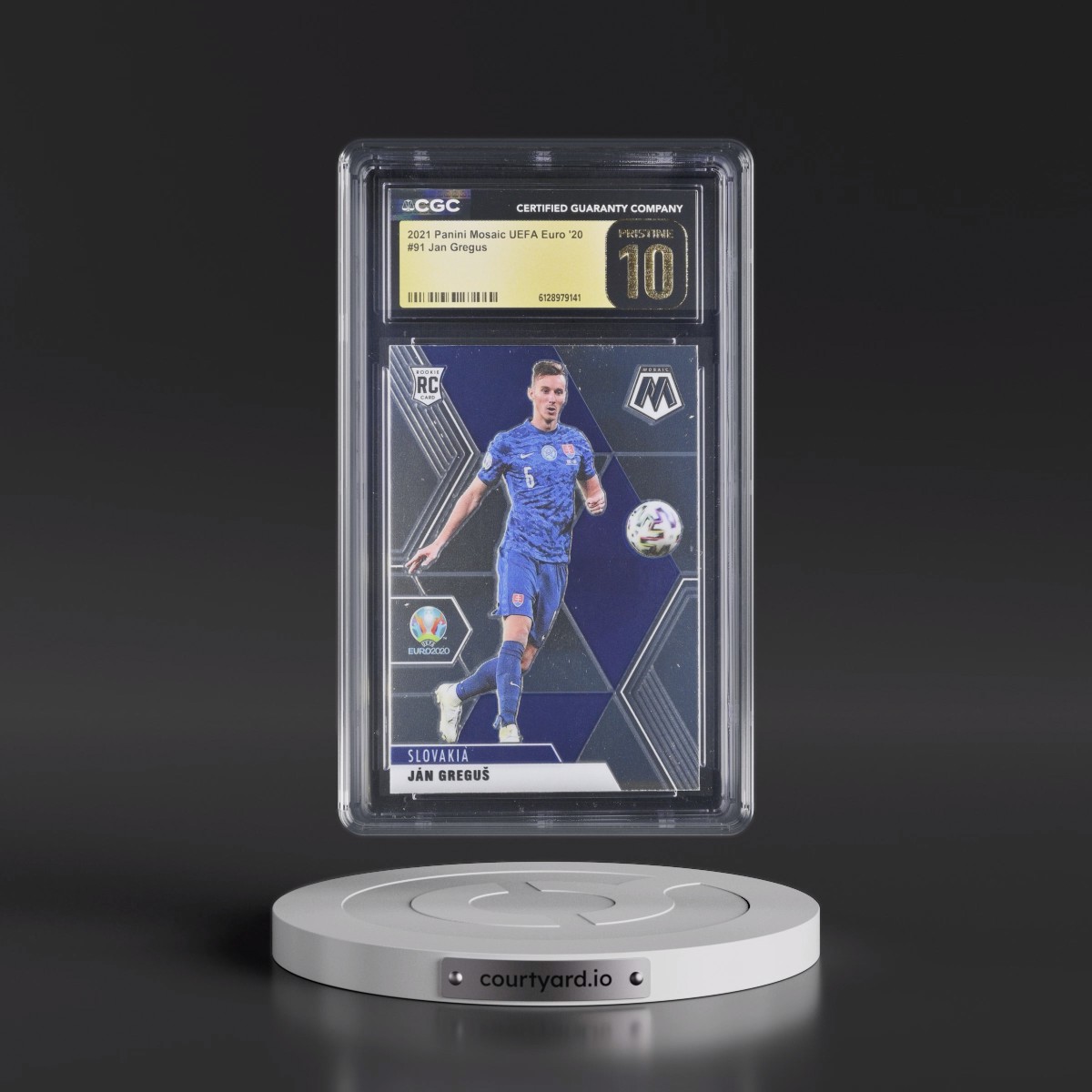 2021 Panini Mosaic UEFA Euro '20 #91 Jan Gregus (CGC 10 PRISTINE)
