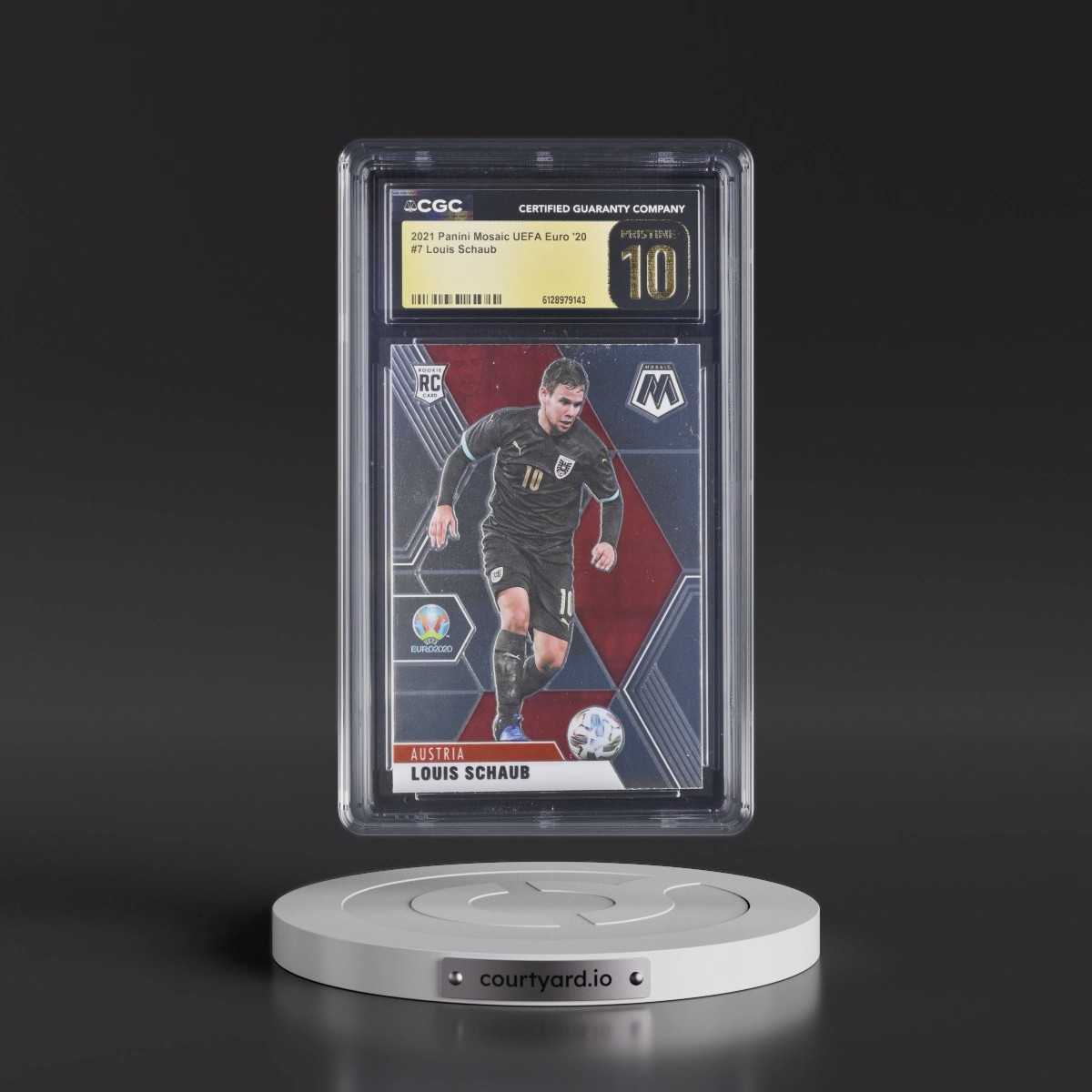 2021 Panini Mosaic Uefa Euro #7 Louis Schaub (CGC 10 PRISTINE)