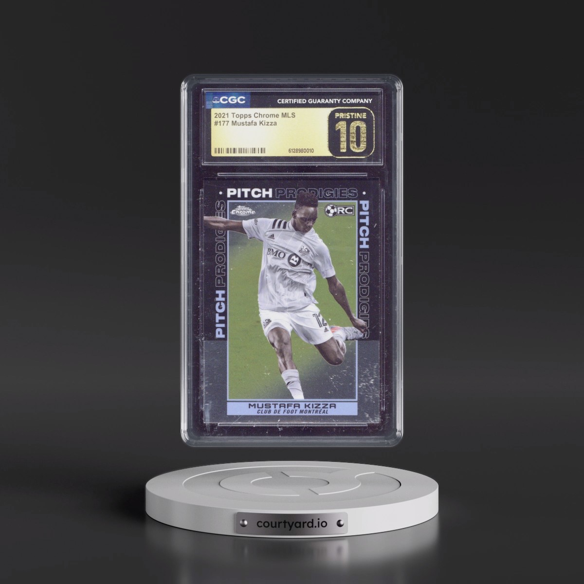2021 Topps Chrome MLS #177 Mustafa Kizza (CGC 10 PRISTINE)