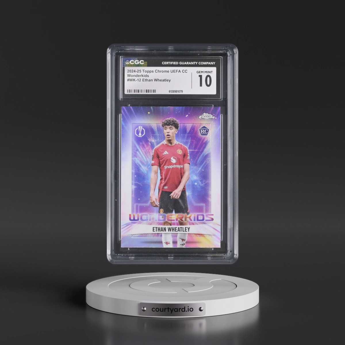 2024 Topps Chrome UEFA CC #WK-12 Ethan Wheatley (CGC 10 GEM MINT)