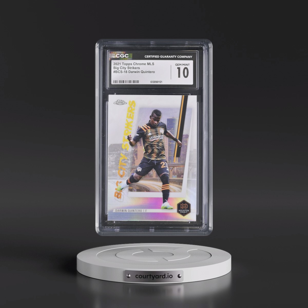 2021 Topps Chrome MLS #BCS-18 Darwin Quintero (CGC 10 GEM MINT)