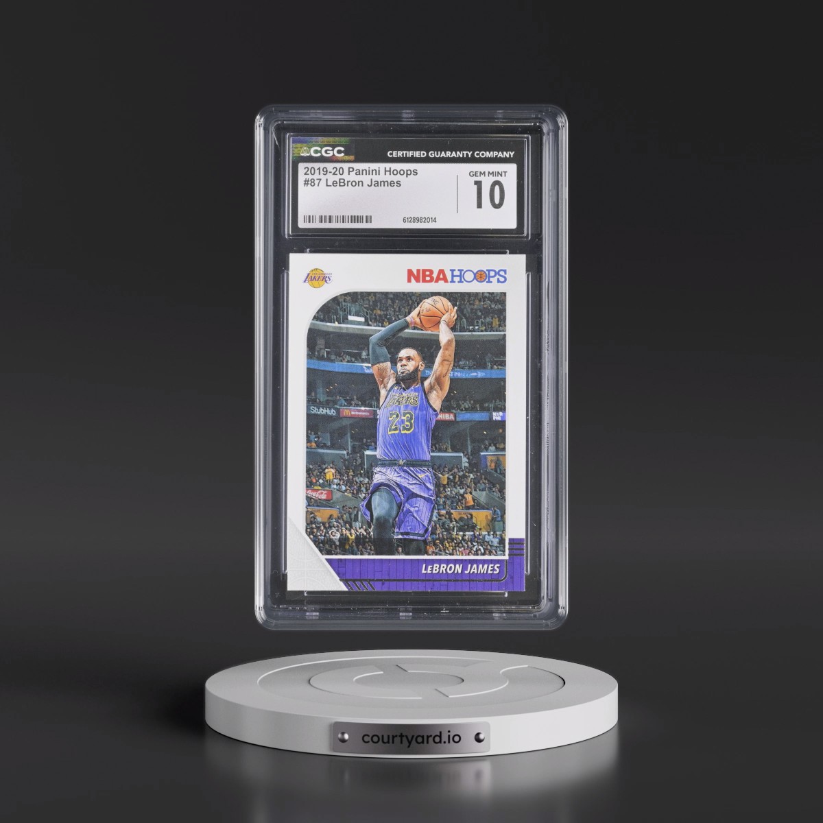 2019 Panini Hoops #87 LeBron James (CGC 10 GEM MINT)