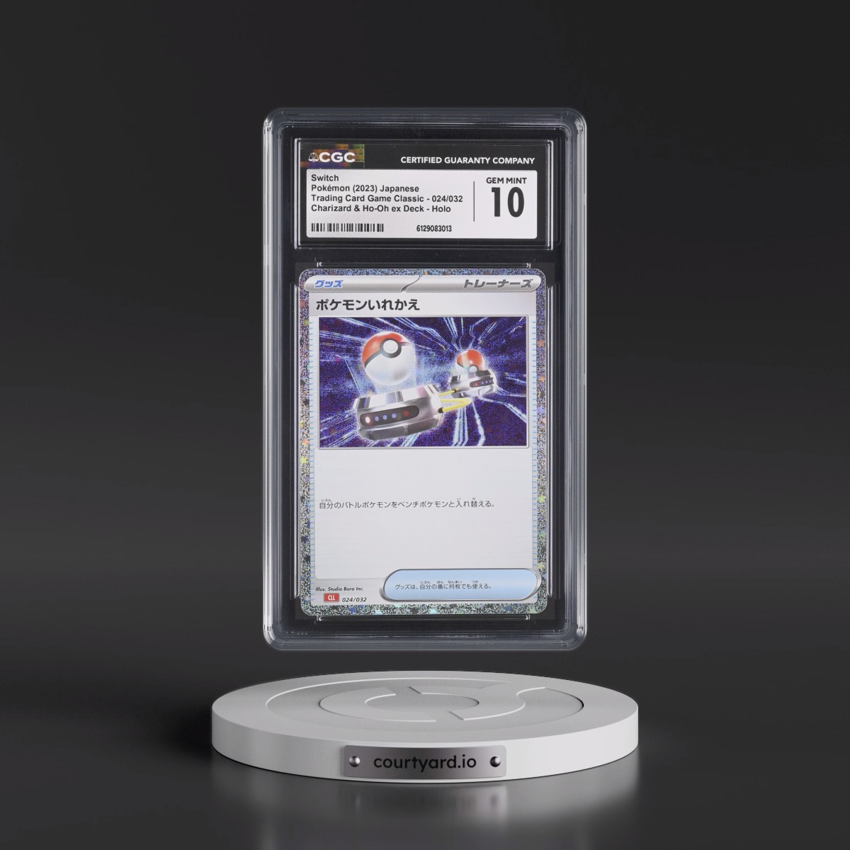 2023 Trading Card Game Classic - CLF, CLL, CLK #024/032 Switch - Charizard & Ho-Oh ex Deck - CLL Holo (CGC 10 GEM MINT)