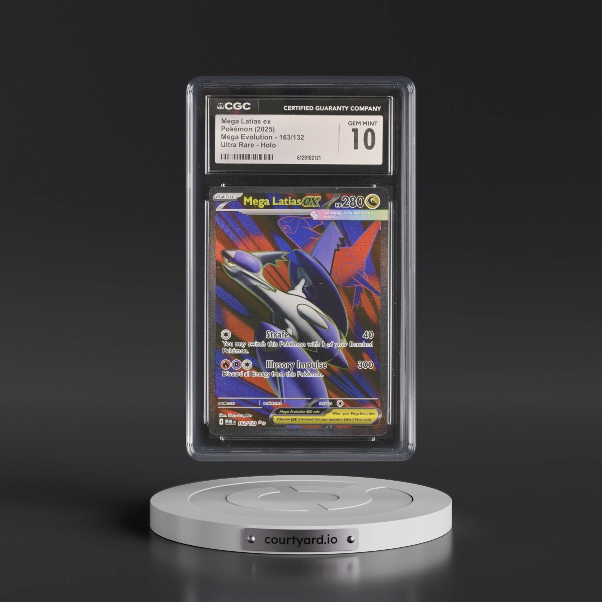 2025 Mega Evolution - MEG EN #163/132 Mega Latias ex - Ultra Rare Holo (CGC 10 GEM MINT)
