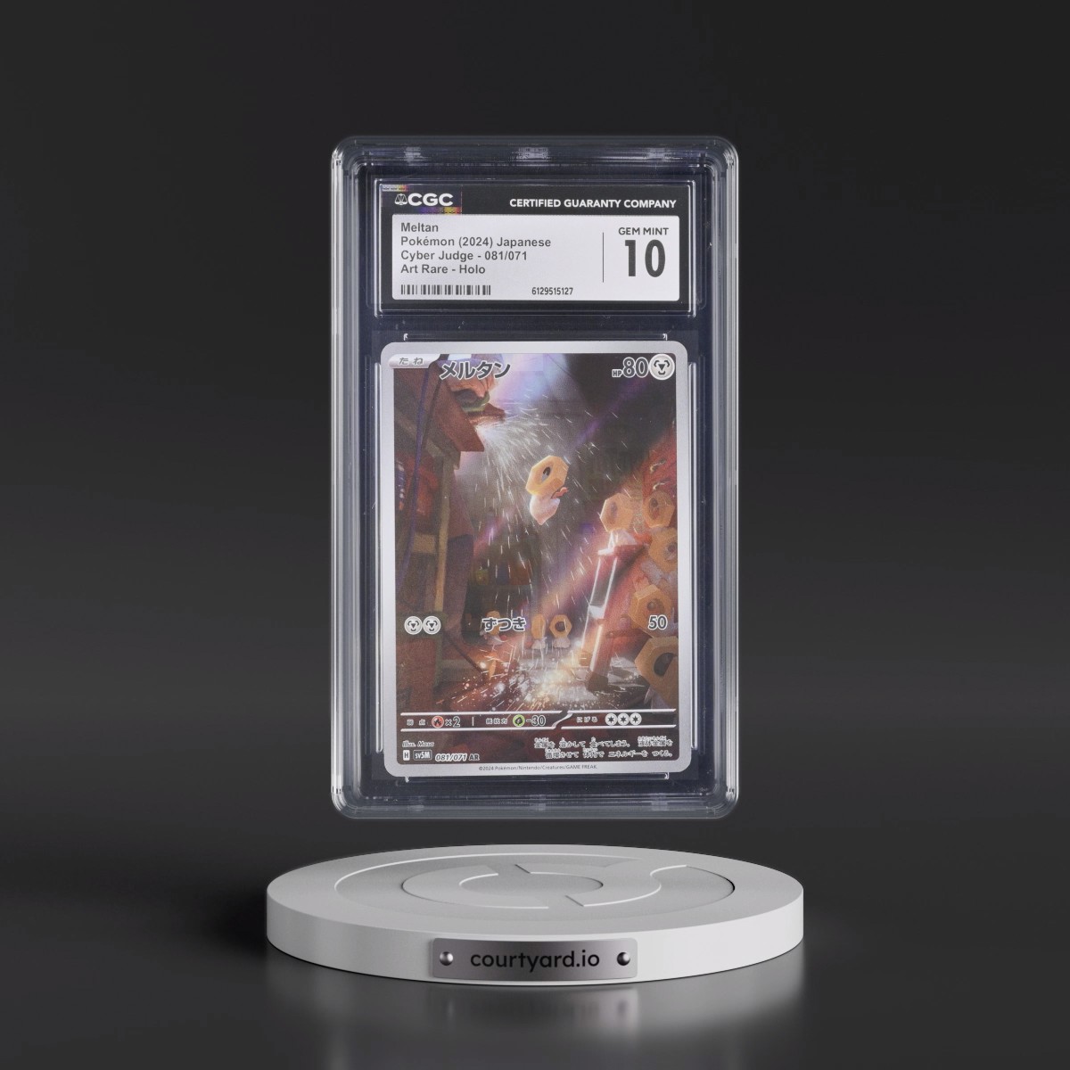 2024 Cyber Judge #081/071 Meltan - Art Rare Holo (CGC 10 GEM MINT)
