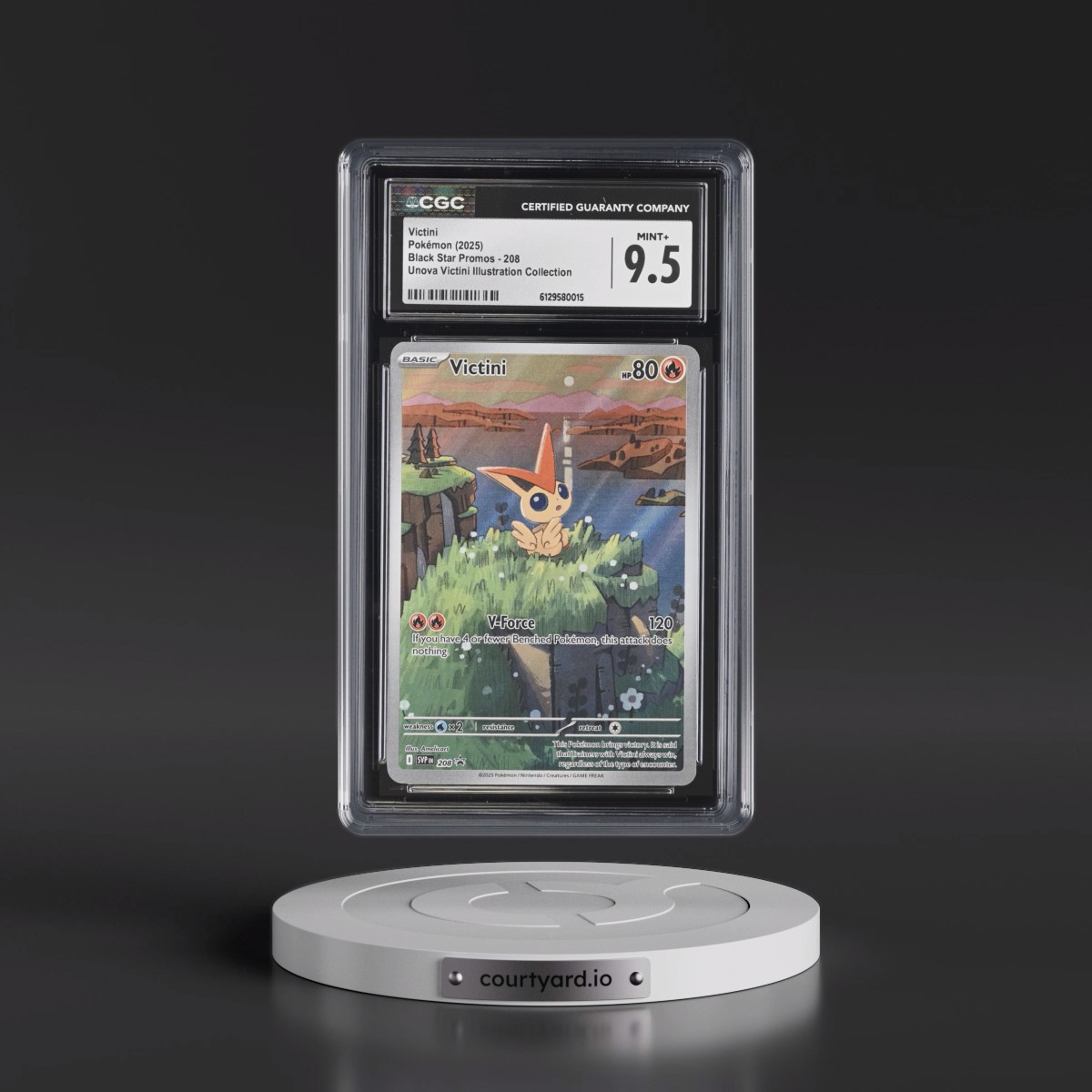 2023 Black Star Promos - Scarlet & Violet SVP EN #208 Victini - Unova Victini Illustration Collection (Holo) (CGC 9.5 MINT+)