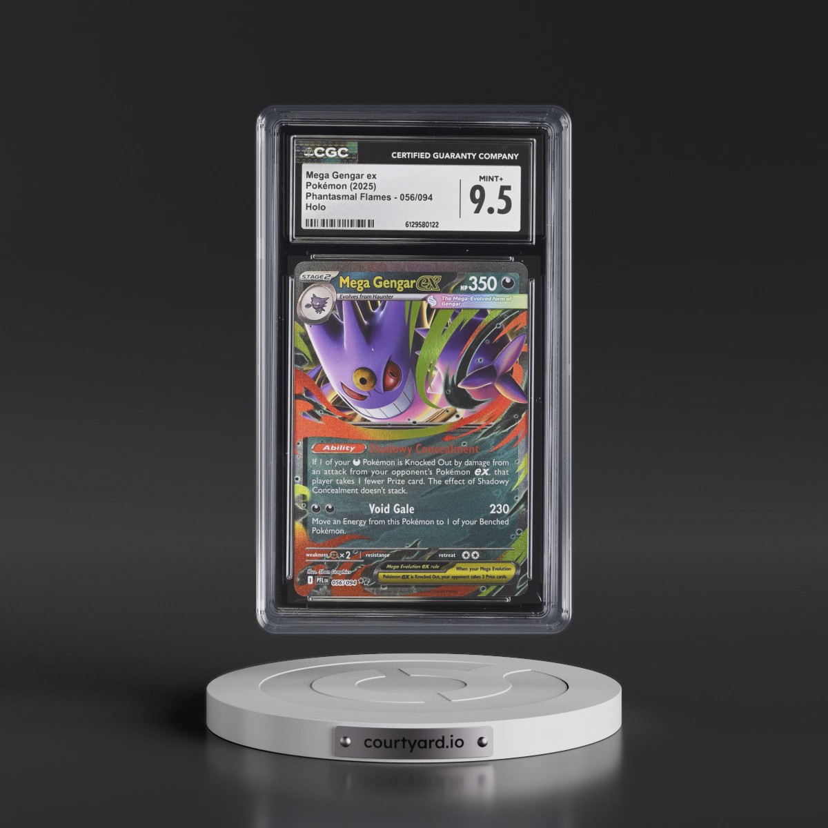 2025 Phantasmal Flames - PFL EN #056/094 Mega Gengar ex - Holo (CGC 9.5 MINT+)