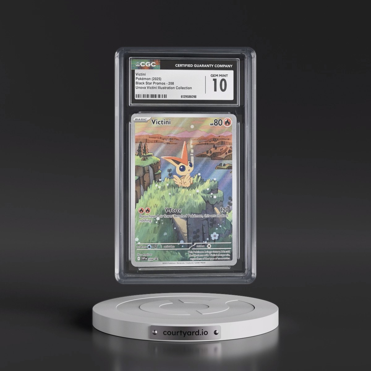 2023 Black Star Promos - Scarlet & Violet SVP EN #208 Victini - Unova Victini Illustration Collection (Holo) (CGC 10 GEM MINT)