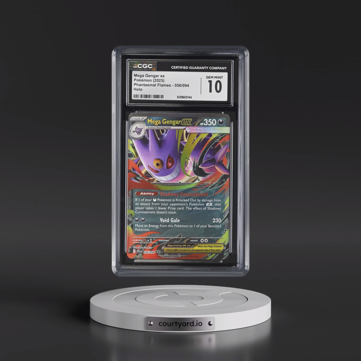 2025 Phantasmal Flames - PFL EN #056/094 Mega Gengar ex - Holo (CGC 10 GEM MINT)