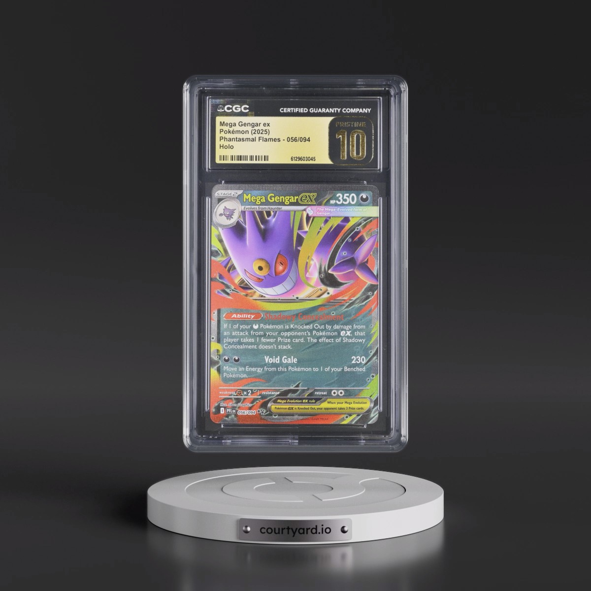 2025 Phantasmal Flames - PFL EN #056/094 Mega Gengar ex - Holo (CGC 10 PRISTINE)