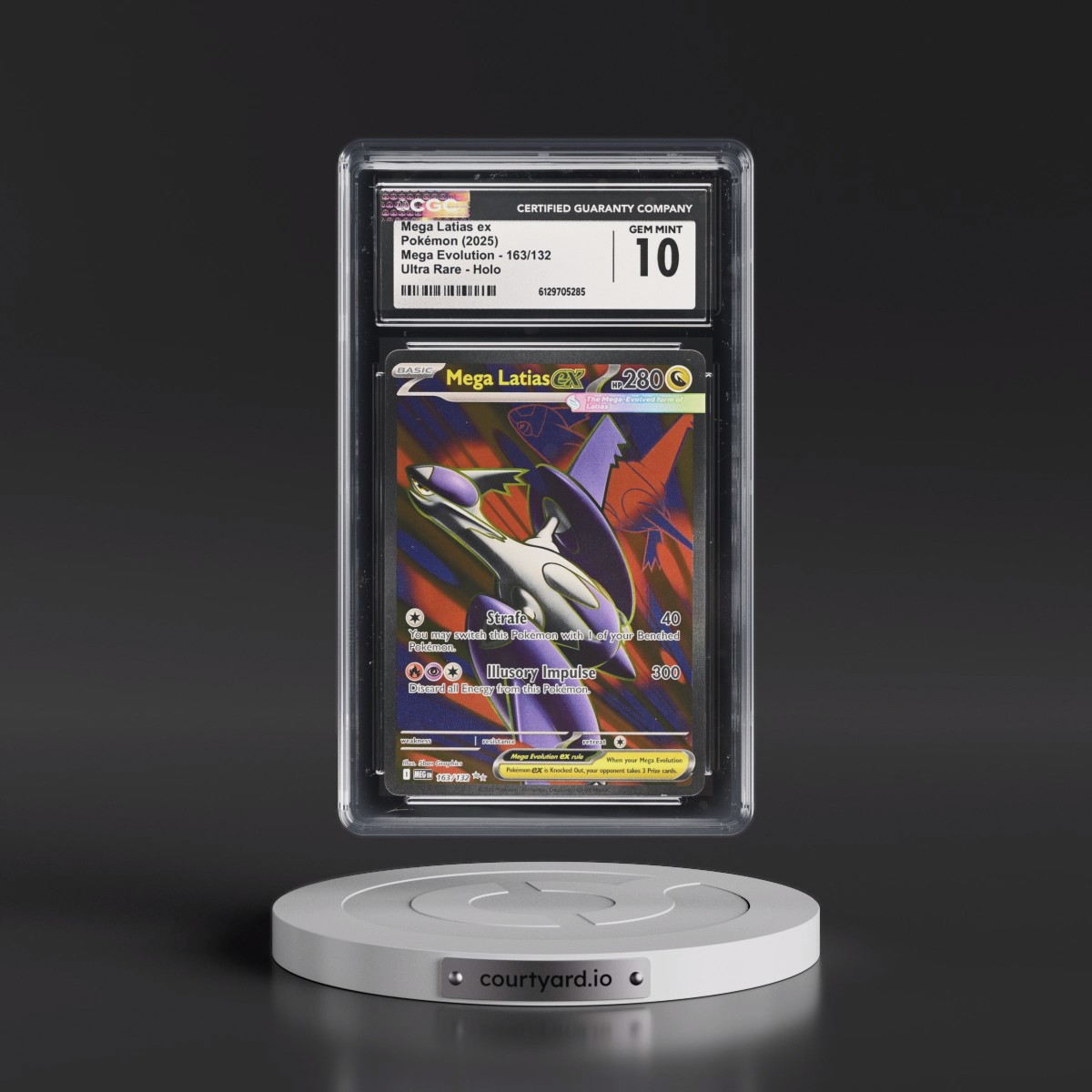 2025 Mega Evolution - MEG EN #163/132 Mega Latias ex - Ultra Rare Holo (CGC 10 GEM MINT)