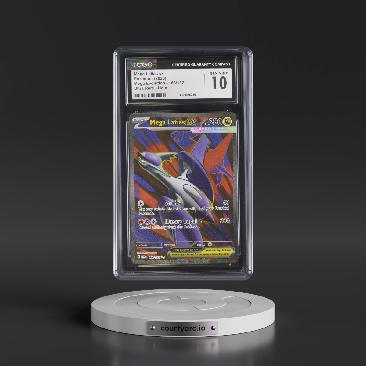 2025 Mega Evolution - MEG EN #163/132 Mega Latias ex - Ultra Rare Holo (CGC 10 GEM MINT)